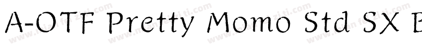 A-OTF Pretty Momo Std SX Bold字体转换